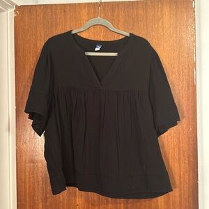 Old Navy split neck top